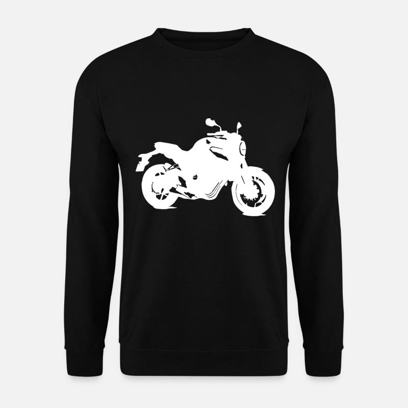 Motorrad Chopper Cruiser Biker Mechaniker Geschenk - Unisex Pullover - Schwarz