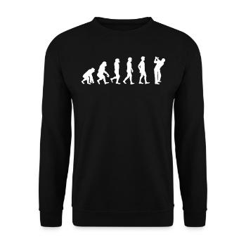 Evolution Golf - Unisex Pullover - Schwarz - Vorne - Alina (178cm) & Michal (187cm)