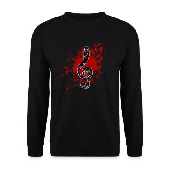 Classical music - Unisex Sweatshirt - black - Front - Alina (178cm) & Michal (187cm)