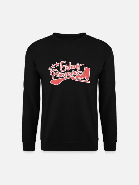 Eislaufprinzessin Eiskunstlauf Schlittschuh - Unisex Pullover - Schwarz