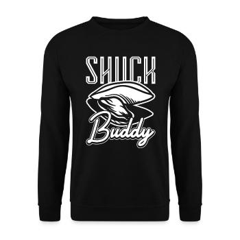 Huîtres Shuck Buddy - Sweat-shirt Unisexe - noir - Devant - Alina (178cm) & Michal (187cm)