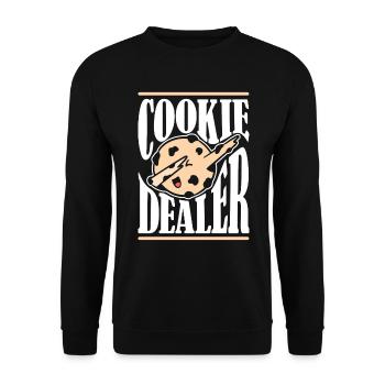 Biscuits Dealer Baking - Sweat-shirt Unisexe - noir - Devant - Alina (178cm) & Michal (187cm)