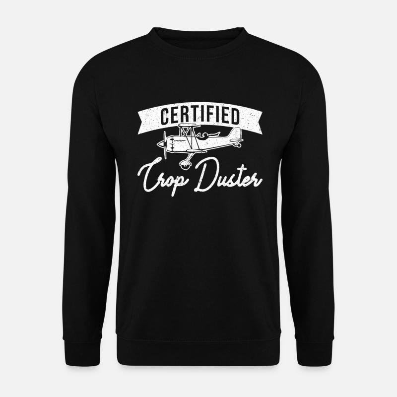 Certified Crop Duster Sprayer - Unisex Sweatshirt - black