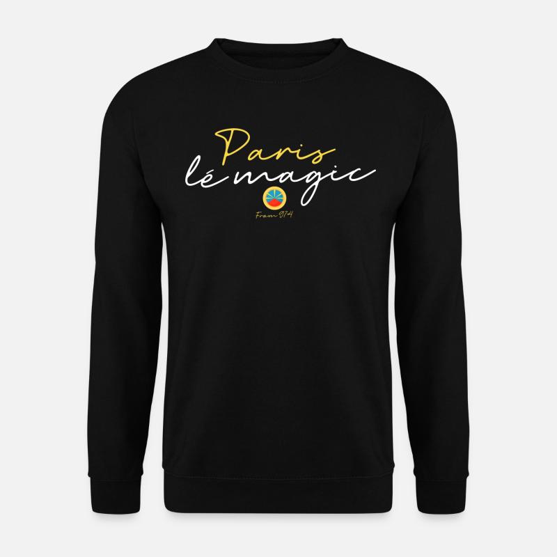 Paris lé magic - From 974 - Sweat-shirt Unisexe - noir