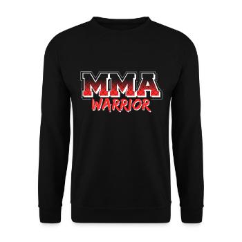 Mma Warrior Shirt Mixed Martial Arts Geschenk - Unisex Pullover - Schwarz - Vorne - Alina (178cm) & Michal (187cm)
