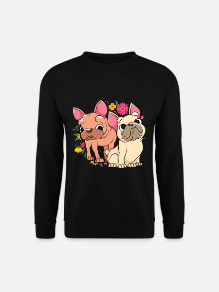 French bulldog - Unisex Sweatshirt - black