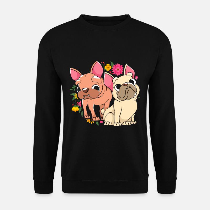Französische Bulldogge - Unisex Pullover - Schwarz