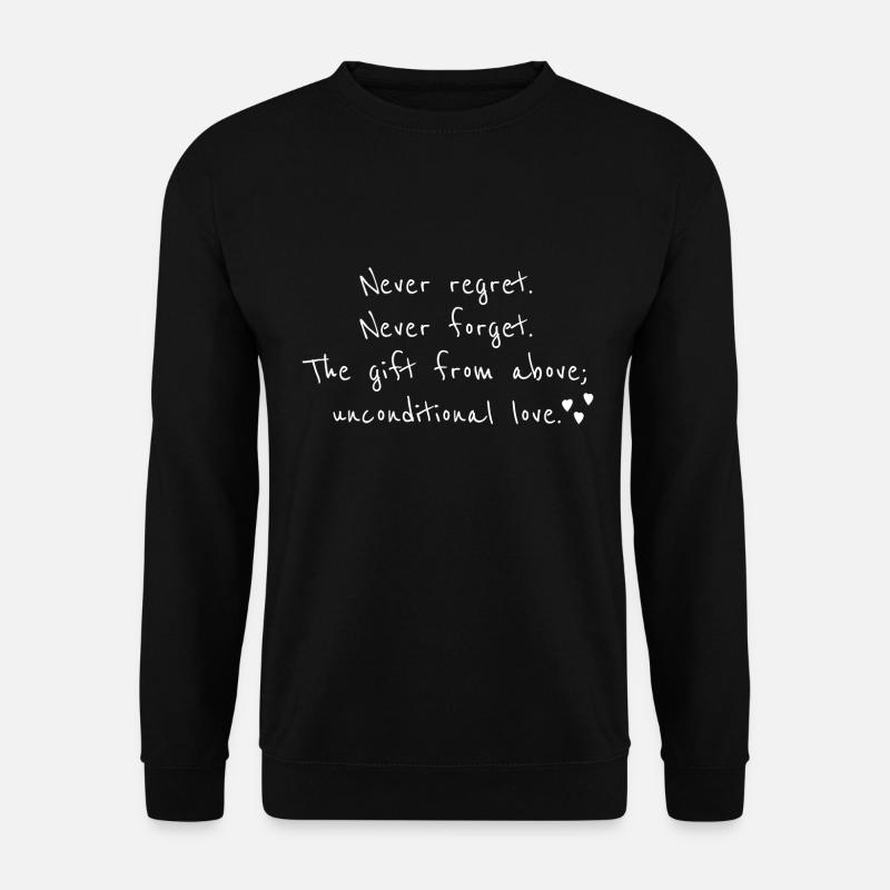 Liebesgedicht - Unisex Pullover - Schwarz