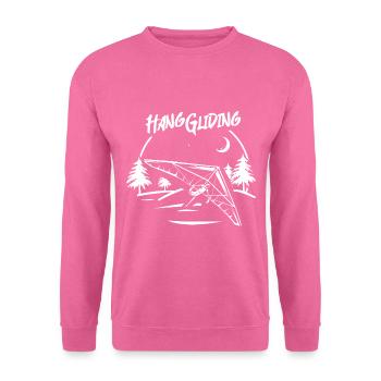 Hang gliding - Unisex Sweatshirt - pink - Front