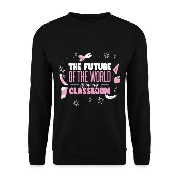 Une partie du père de l’équipe de baseball - Sweat-shirt Unisexe - noir - Devant - Alina (178cm) & Michal (187cm)