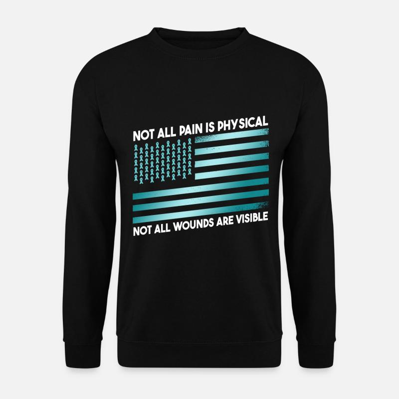 Guerrier du SSPT - Sweat-shirt Unisexe - noir