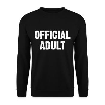 Officiel Adulte - Sweat-shirt Unisexe - noir - Devant - Alina (178cm) & Michal (187cm)