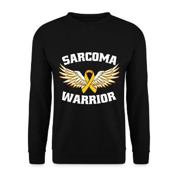 Sarkom-Krieger - Unisex Pullover - Schwarz - Vorne - Alina (178cm) & Michal (187cm)