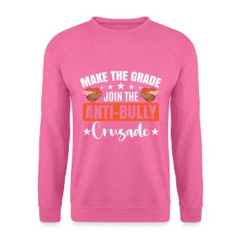 Anti-Mobbing-Zitat Mobbing-Bewusstsein - Unisex Pullover - Pink - Vorne