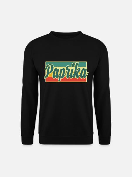 Paprika - Unisex Pullover - Schwarz