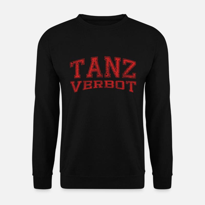 Interdiction de danse rouge - Sweat-shirt Unisexe - noir