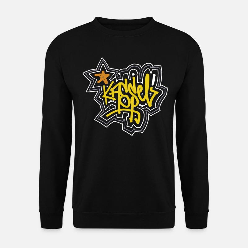 Kassel - Tag / Grafitti Schriftzug - Unisex Pullover - Schwarz