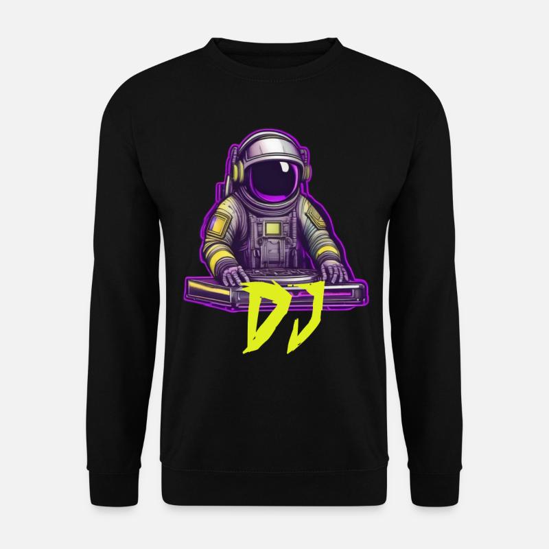 DJ Astronaut - Unisex Sweatshirt - black