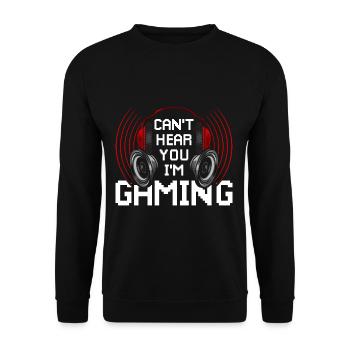 Jeux d'argent Jeux de hasard - Sweat-shirt Unisexe - noir - Devant - Alina (178cm) & Michal (187cm)