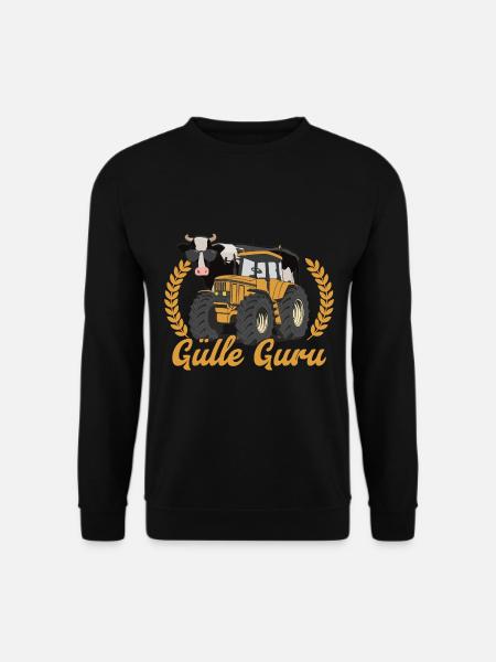 Manure Guru Cow Farmer - Unisex Sweatshirt - black