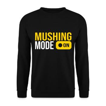 mushing sport musher geschenk mann und frau - Unisex Pullover - Schwarz - Vorne - Alina (178cm) & Michal (187cm)