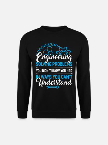 Ingenieur Maschinenbau Elektrotechnik Geschenk - Unisex Pullover - Schwarz