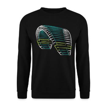 Bantam Nova Paraglider - Unisex Pullover - Schwarz - Vorne - Alina (178cm) & Michal (187cm)