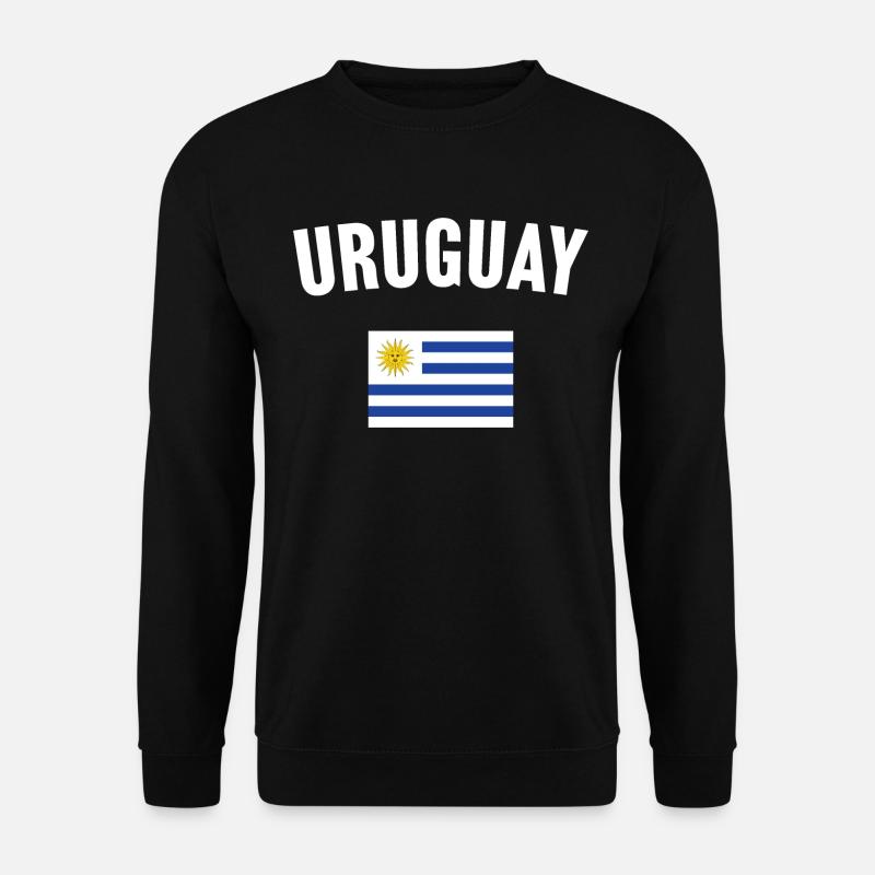 Uruguay Flagge - Unisex Pullover - Schwarz