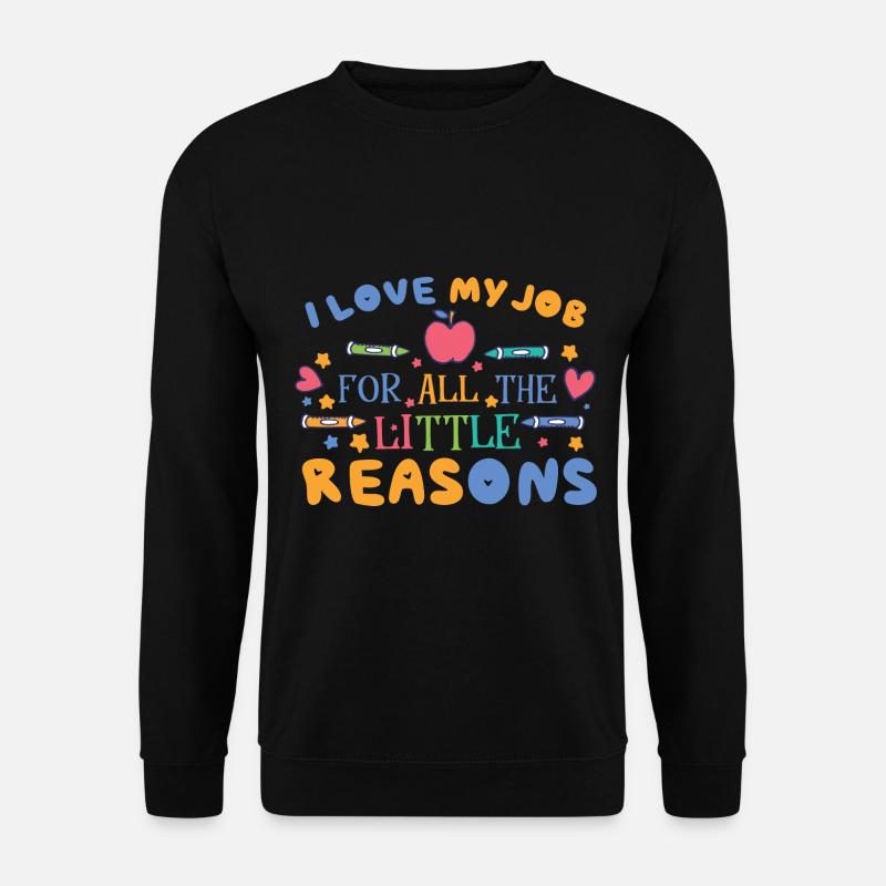 Niedliche Kindergärtnerin - Unisex Pullover - Schwarz