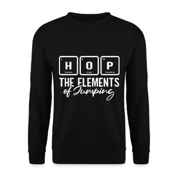 Chimiste Chimie Enseignant Élément - Sweat-shirt Unisexe - noir - Devant - Alina (178cm) & Michal (187cm)