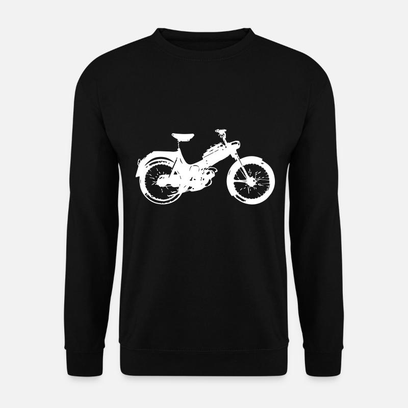 Mofa Puch 50 Vintage Moped Motorfahrrad Geschenk - Unisex Pullover - Schwarz