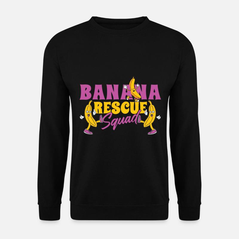 Banana Rescue Squad - Unisex Sweatshirt - black