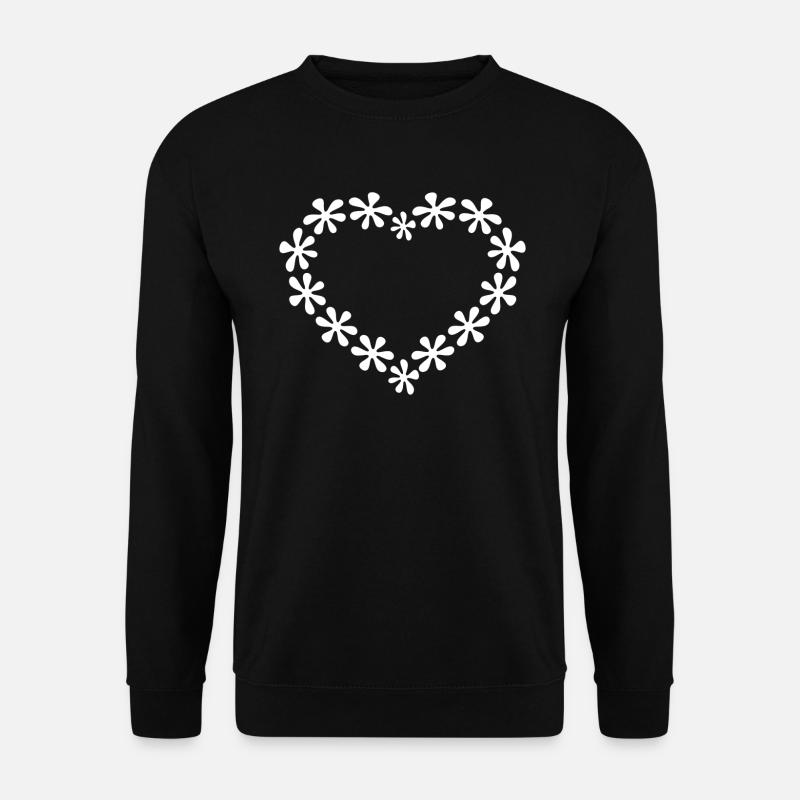 Herz - Unisex Pullover - Schwarz