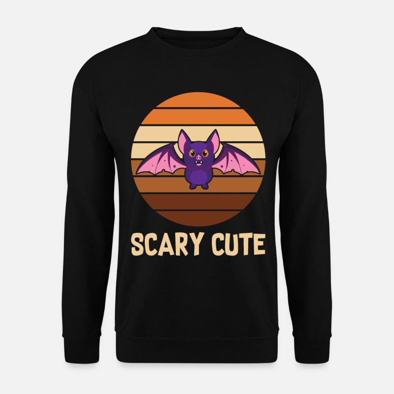 Chauve-souris d’Halloween - Sweat-shirt Unisexe - noir