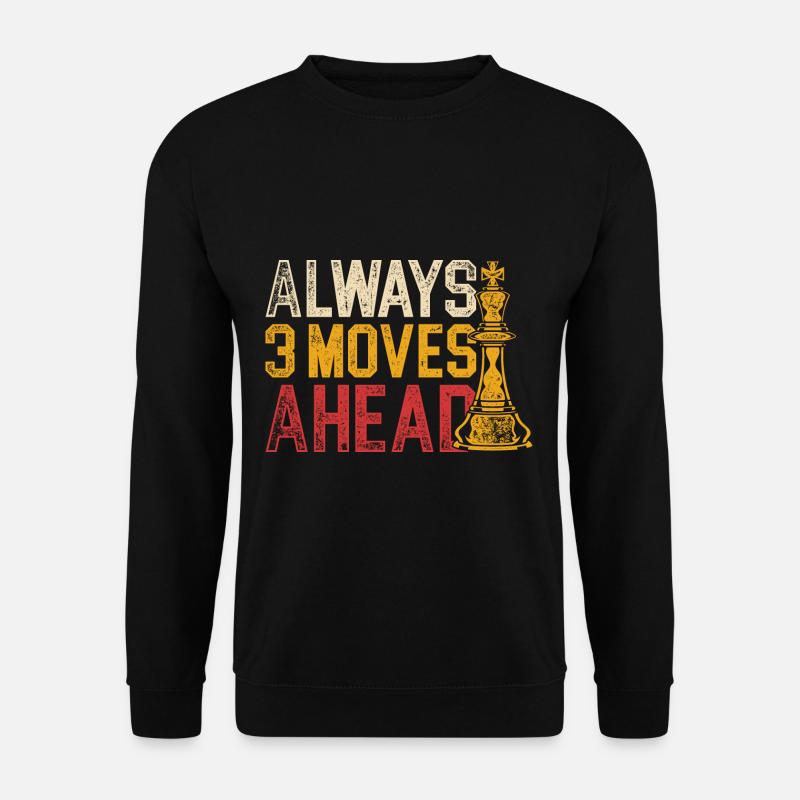 Schachspieler Schachmatt Schach - Unisex Pullover - Schwarz
