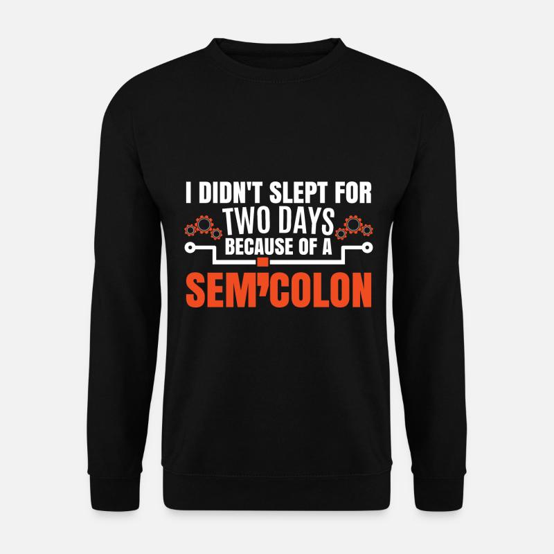 Coding Funny Coder Joke - Unisex Sweatshirt - black