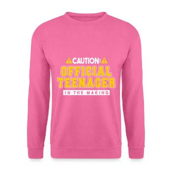 Official Teenager In The Making - Unisex Sweatshirt - pink - Front