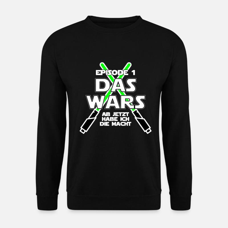 DAS WARS Design Lightsaber - Unisex Sweatshirt - black