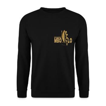 EKANG MBOLO GOLD - Unisex Sweatshirt - black - Front - Alina (178cm) & Michal (187cm)