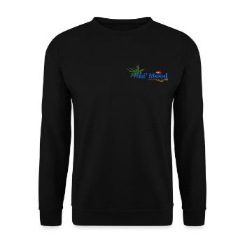 Ani' Mood Aqua - Sweat-shirt Unisexe - noir - Devant - Alina (178cm) & Michal (187cm)