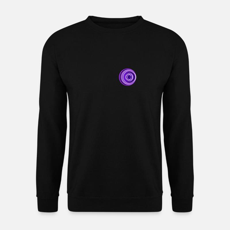 Wurmloch Mandala - Unisex Pullover - Schwarz