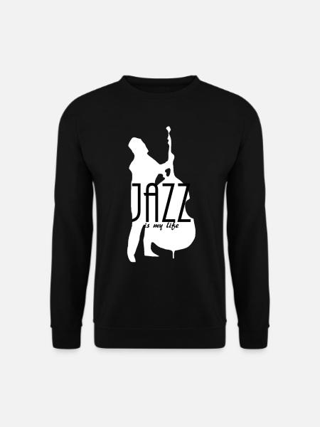jazz is my life - Unisex Sweatshirt - black