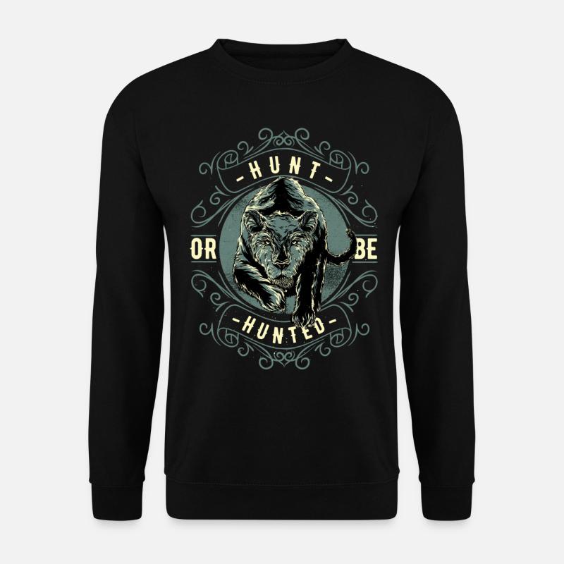 Chasse ou chasse! - Sweat-shirt Unisexe - noir