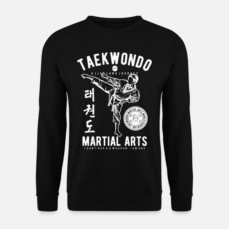 Taekwondo Tae Kwon Do - Sweat-shirt Unisexe - noir