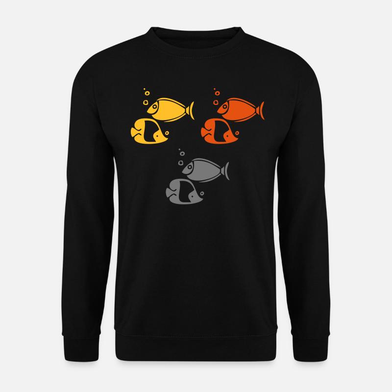 coral reef fish - Unisex Sweatshirt - black