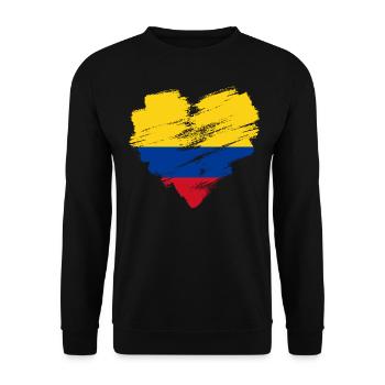 Colombie - Sweat-shirt Unisexe - noir - Devant - Alina (178cm) & Michal (187cm)