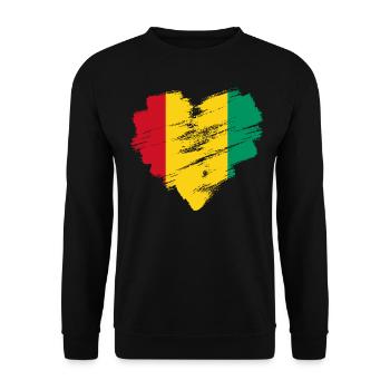 Guinée - Sweat-shirt Unisexe - noir - Devant - Alina (178cm) & Michal (187cm)