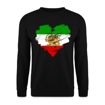 Persien - Unisex Pullover - Schwarz - Vorne - Alina (178cm) & Michal (187cm)