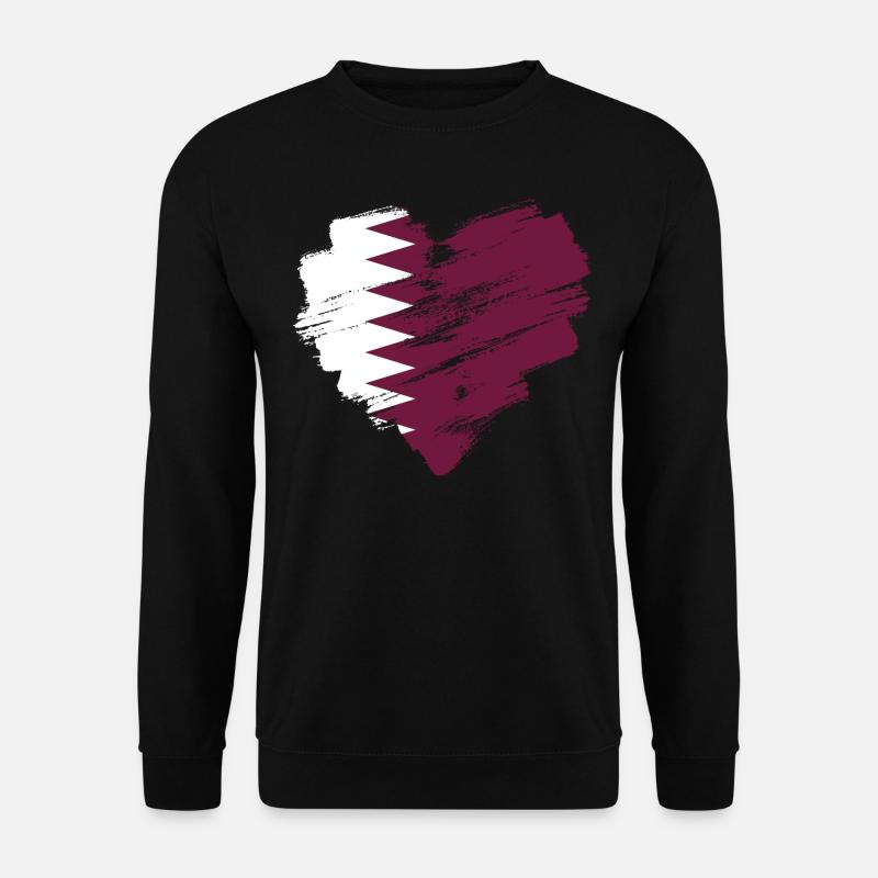 Katar - Unisex Pullover - Schwarz