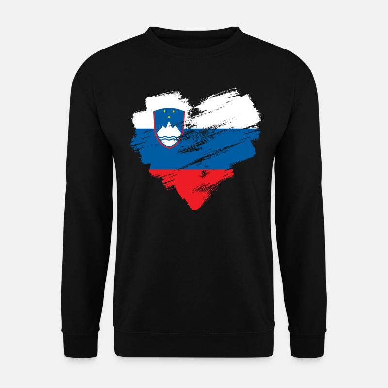 Slowenien - Unisex Pullover - Schwarz